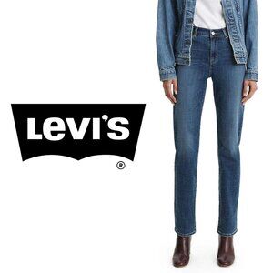 Levi's Women's Blue Straight-Leg Jeans